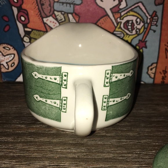 Colonial homestead 1950s cream and sugar bowl - Picture 6 of 14